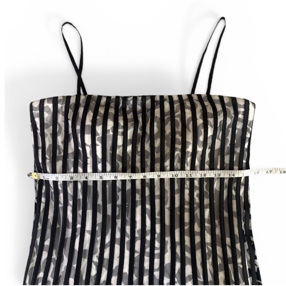 Cache Patterned Cocktail Dress Size 10 - Picture 4 of 6
